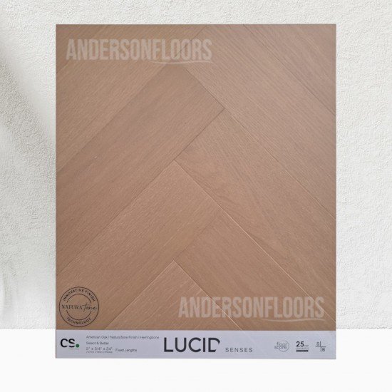 Canadian Standard, LUCID Herringbone 5” x 3/4" Engineered Hardwood - Senses Canadian Standard, LUCID Herringbone 5” x 3/4" Engineered Hardwood - Senses